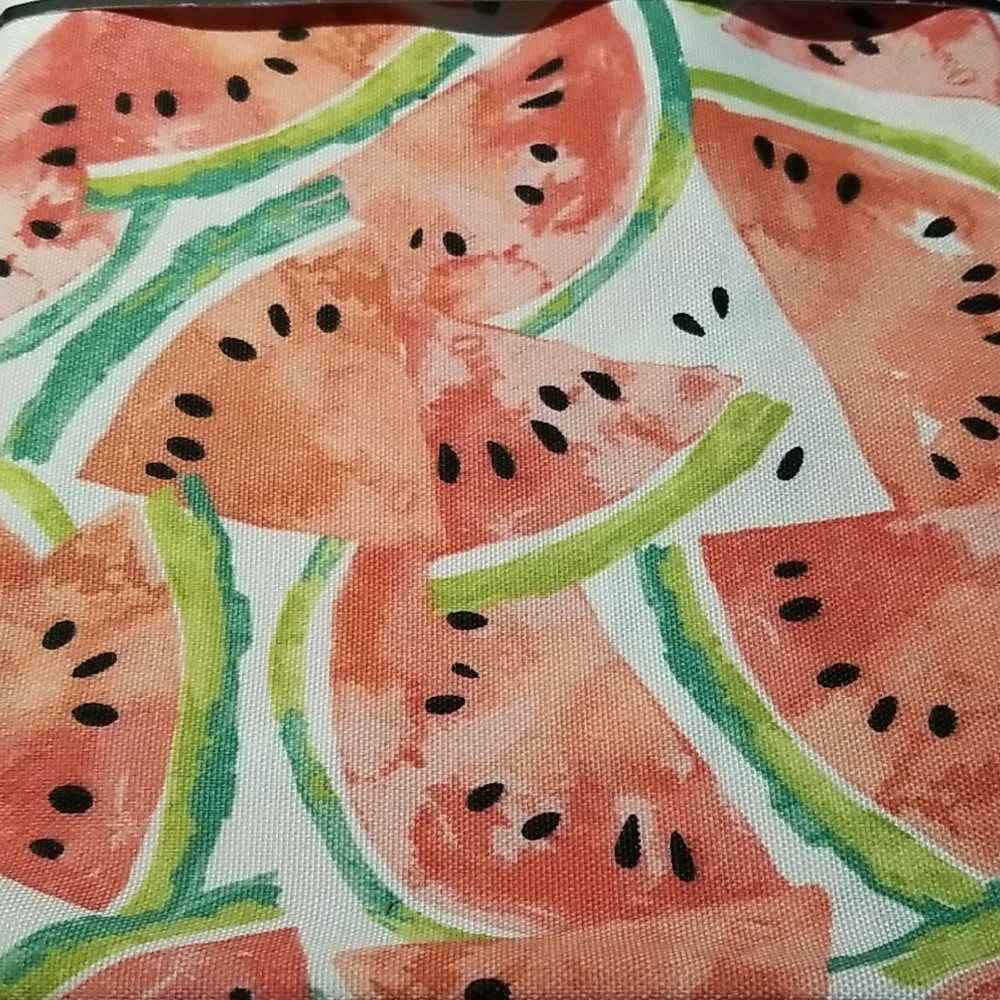 Vibrant Watermelon Print Outdoor Precut Fabric 2yds 54" Wide